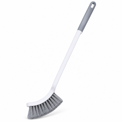 Curved Toilet Rim Brush on white