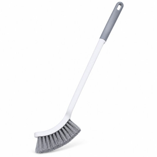 Curved Toilet Rim Brush on white