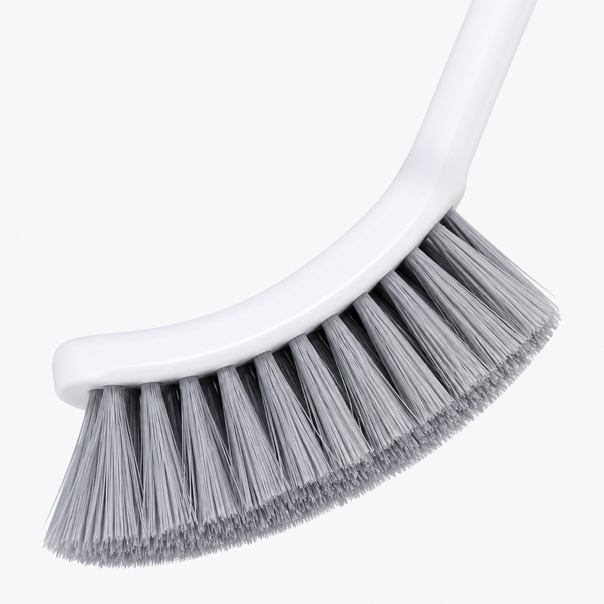 Curved Toilet Rim Brush material and construction detail