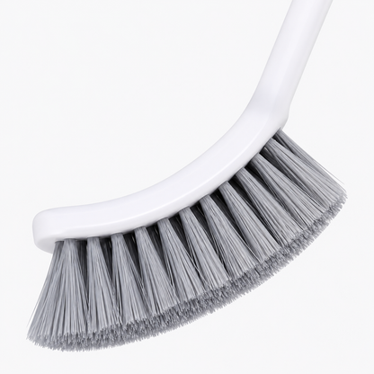Curved Toilet Rim Brush material and construction detail