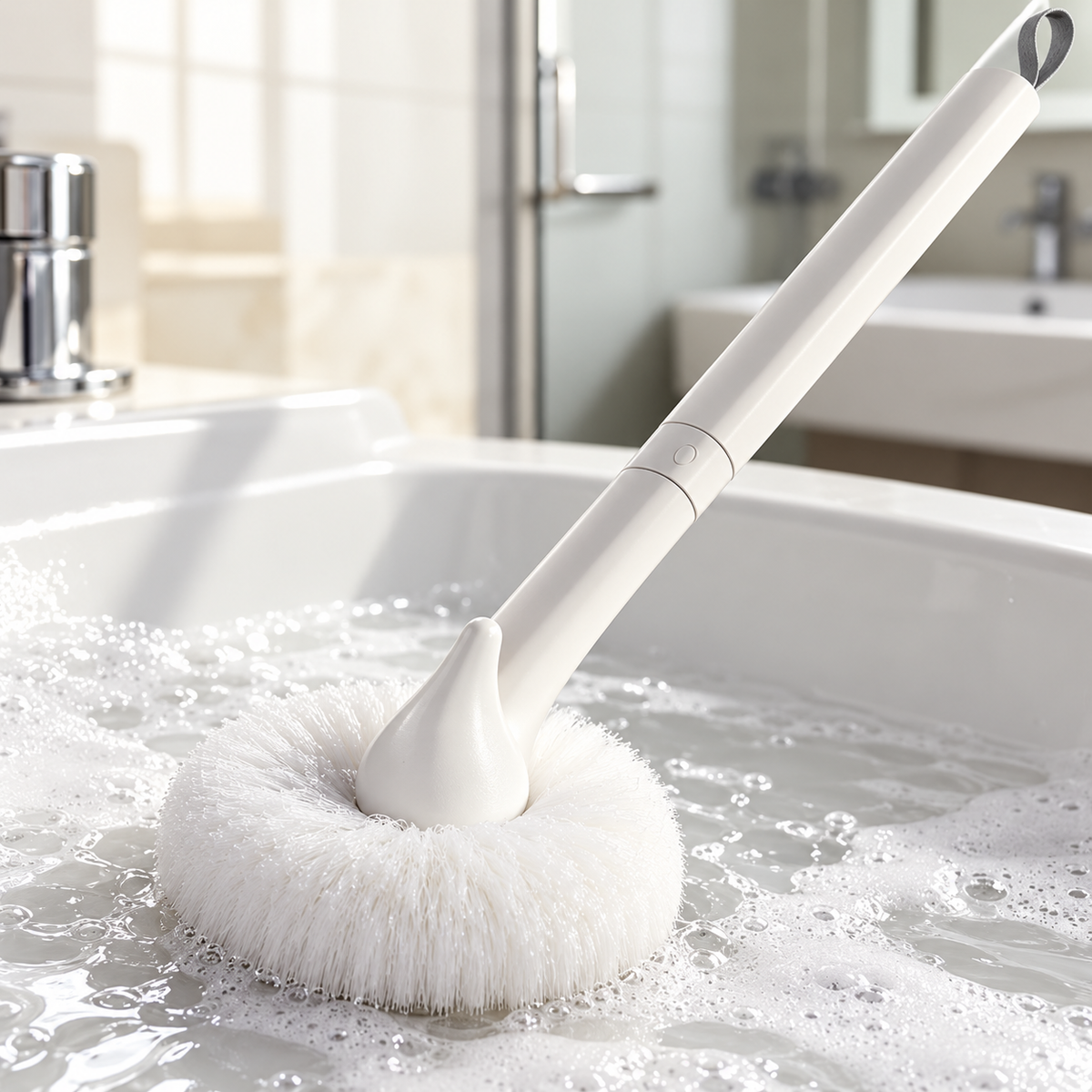 Long-Handle Round Tub Brush material and construction detail