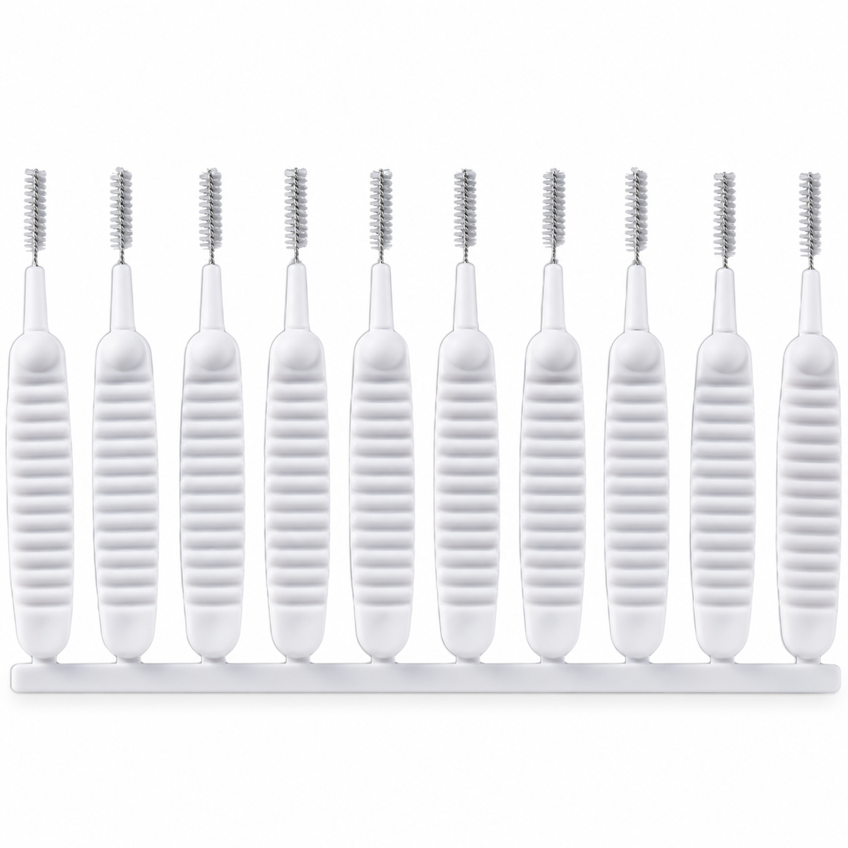 Shower Nozzle Cleaning Brushes, Pack of 10 on white