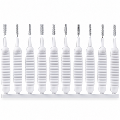 Shower Nozzle Cleaning Brushes, Pack of 10 on white