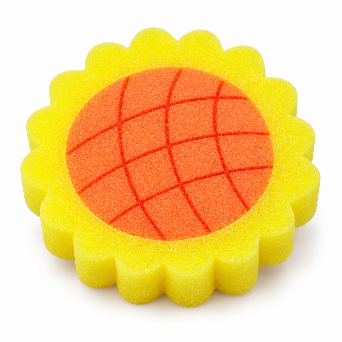 Sunflower Bath Sponge, Assorted Color on white
