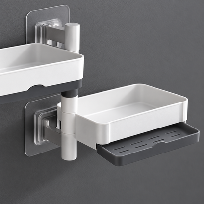 Two-Tier Swivel Soap Holder material and construction detail